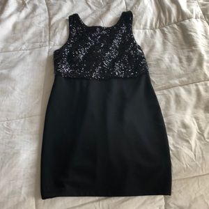 Black cocktail dress